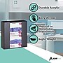 Viva Essentials Double Box Vertical Glove Dispenser, Acrylic, Black, 2/Pack (902-02-BLK-2PK)~#|#~20453902-6FE4-4CAC-9822CABBFD7F6B0B_sc7