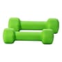 Jfit 2 lb. Neoprene Dumbbells, Neon Green (J-DBN2SET)~#|#~2046D995-BA17-432D-B0358F97627DD03E_sc7