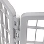 Iris 8-Panel Plastic Pet Playpen, Gray (598768)~#|#~20477F80-C74D-498E-AADE97493214E6D5_sc7