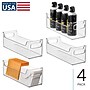 iDESIGN Medium Stackable Plastic Storage Bin, Clear, 4/Pack (28345M4)~#|#~20478BEA-E365-4B24-967A77EF9033A668_sc7