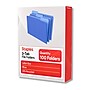 Staples File Folders, 1/3-Cut Tab, Letter Size, Blue, 100/Box (ST224527-CC)~#|#~20480E76-62E2-4F77-A81A15C4F632E20D_sc7