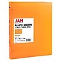 JAM Paper 1/2" 3-Ring Flexible Poly Binder, Orange (PB75237OR)~#|#~204BC642-A81E-4695-BBE71B4A1204EEF0_sc7