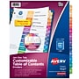 Avery Ready Index Monthly Paper Divider, 12-Tab, Multi Color, Set (11127)~#|#~sp42114301_sc7