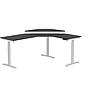 VersaDesk PowerLift 60"W Electric Corner Adjustable Standing Desk, Black/White (PLCSD7260-WB-APP)~#|#~205147FA-D5EB-417A-BE5D41F80F2385BD_sc7
