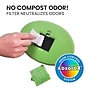 iTouchless 1.6-Gallon Indoor Compost Bin, Silver/Green (CB06OT)~#|#~2051A7FC-977A-4515-B420EB853D4A38A8_sc7