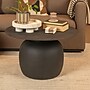 Storied Home Chic Metal Round Coffee Table, Black (EC1763)~#|#~20543242-4637-48C7-AE08F2739C0A6088_sc7