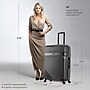 InUSA Resilience 29.52" Hardside Suitcase, 4-Wheeled Spinner, TSA Checkpoint Friendly, Coal (IURES00L-COA)~#|#~20583BC2-4B33-44F3-BA7AB79B58347BC9_sc7