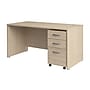 Bush Business Furniture Studio C 60"W Office Desk with Drawers, Natural Elm (STC014NESU)~#|#~2058A178-9F6C-4CC0-95103DC0964142F9_sc7