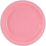 JAM PAPER 9" Plastic Plates, Baby Pink Pastel, 60 Plates/Pack (9255320671g)~#|#~205A0D1C-B588-43EF-BC1B4A9B7158BE0F_sc7