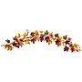 Nearly Natural 6' Autumn Maple Leaf and Berry Fall Garland (W1257)~#|#~205B88EA-D737-4268-8430630E4C45F338_sc7