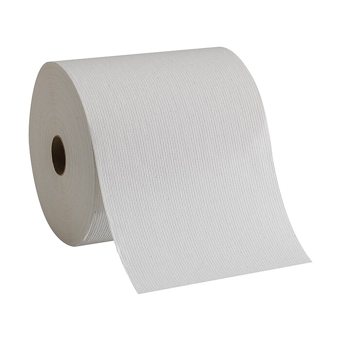 Pacific Blue Basic Recycled Hardwound Paper Towels, 1-ply, 800 ft