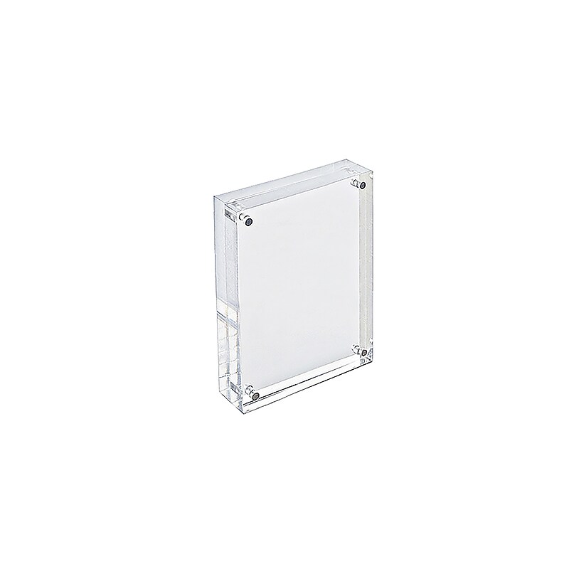 Azar Nameplate Holder, 3.5” x 5”, Clear Acrylic (104432) image 1