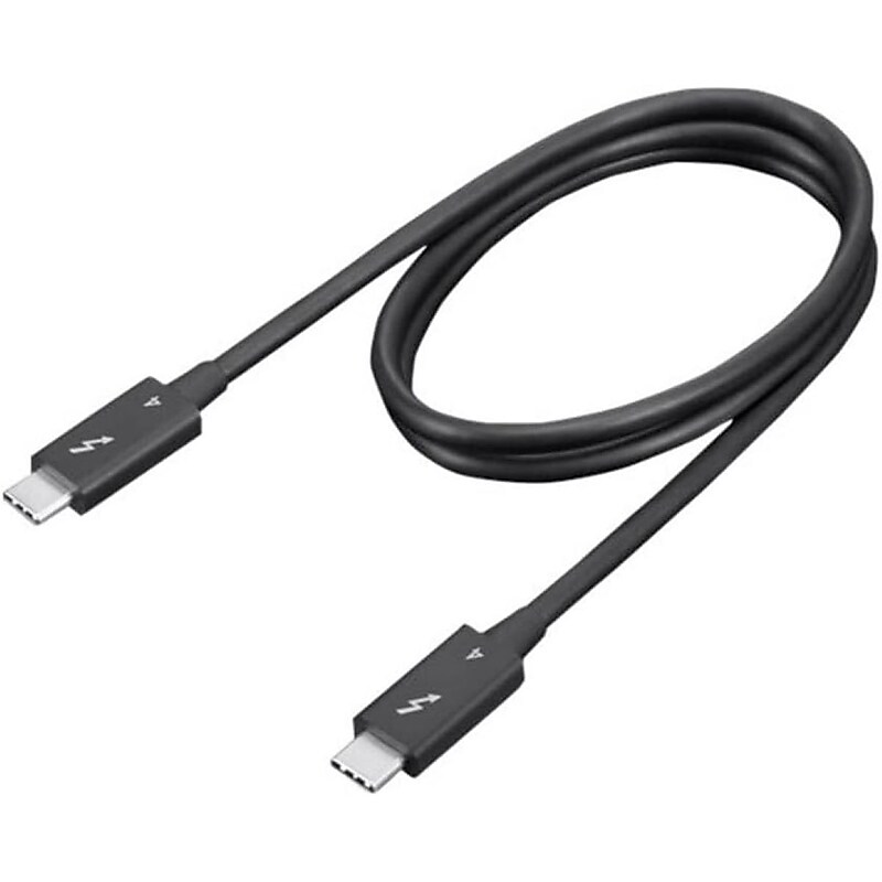Lenovo Thunderbolt 4 2.2' USB-C Cable, Male to Male, Black (4X91K16968) image 1