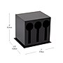 Mind Reader Plastic 3-Compartment Utensil Dispenser Silverware Organizer, Black (3CSTOR-BLK)~#|#~206A854B-F65F-48ED-BB188D8E6C4F0E3A_sc7
