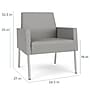 Lesro Mystic Lounge Fabric Guest Chair, Open House Graphite/Black (ML1101.SBK-01OHGP)~#|#~206AA8C2-88FF-4145-951810118E579AC3_sc7