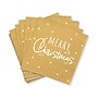 Pukka Party Merry Christmas Paper Napkins, Gold, 16/Pack (PTY561)~#|#~206B572F-D6BD-417D-AA64AAF2806F22D7_sc7