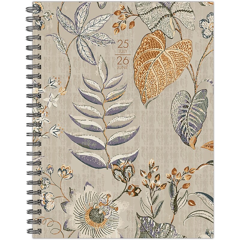 2025-2026 Willow Creek Organic Tapestry 6.5" x 8.5" Academic Year Weekly & Monthly Planner, Multicolored (56905) image 1