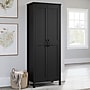 Sauder Select 72"H Storage Cabinet with 3 Shelves, Raven Oak (433243)~#|#~206C2993-E440-4AE5-9548F22A2A256FAE_sc7