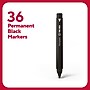 TRU RED™ Permanent Marker, Fine Tip, Black, 12/Pack (TR54533-CC)~#|#~206E27E1-C641-4DB5-91DD270F5F8FD652_sc7