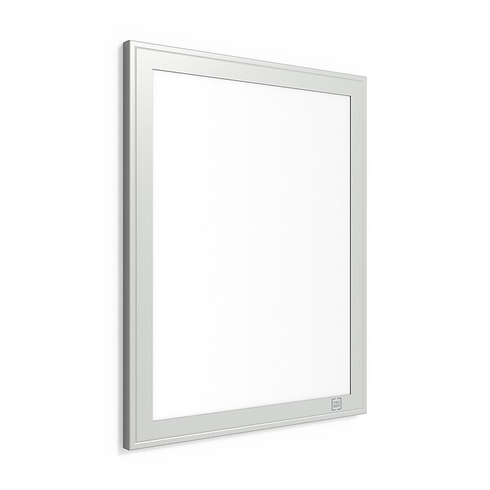 TRU RED Melamine Dry-Erase Whiteboard, Aluminum Frame, 8.5