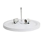 Lalia Home Crystal Glam 2 Light Ceiling LED Flush Mount, White (LHM-2000-WH)~#|#~207F3C77-A492-4FA0-98E602339508CAE4_sc7
