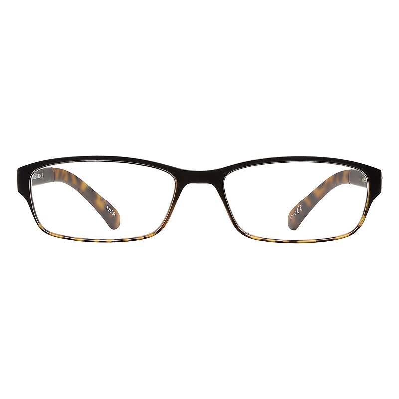SAV Flex 2 +1.75 Reading Glasses, Black Demi (E5028) image 1