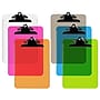 Davis Group Plastic Clipboard, Letter Size, Assorted Colors, 6/Pack ...