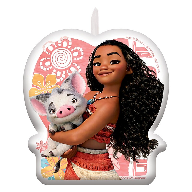 Party City Disney Moana Birthday Candle (AM171832) image 1
