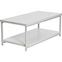 Household Essentials Jamestown 39.4"W x 19.7"D Laminate Coffee Table, Scandinavian White/White (8204-1)~#|#~20856C27-1370-49A1-8229EF7F6ABC1CE5_sc7