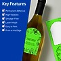 Avery Decorative Edge Multipurpose Labels, 4.75" x 3.5", Neon Green, 160/Pack (94600)~#|#~208E6615-8F2C-4994-BAE348AF27FC808B_sc7