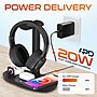 Delton M101 Wireless Noise Canceling Bluetooth Stereo Computer Headset and Stand, Black (DHSWC1101XD)~#|#~209227F6-8002-4052-9755FC3FE51FCAB7_sc7