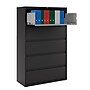 Staples HL8000 Commercial 5 File Drawers Lateral File Cabinet, Locking, Black, Letter/Legal, 42"W (21748D)~#|#~20947965-E596-48C8-899F72995D7646E4_sc7