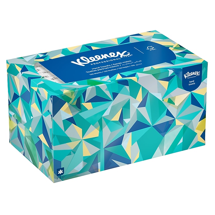 Kleenex Pop-Up Recycled Multifold Paper Towels, 1-ply, 120 Sheets