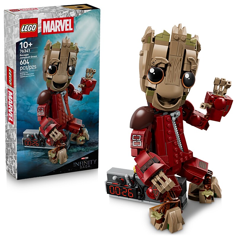 LEGO Marvel Ravager Jumpsuit Groot Building Set, 604 Pieces (76341) image 1