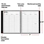 2027 Staples 7" x 8.75" Weekly & Monthly Appointment Book, Faux Leather Cover, Assorted Colors (ST58447-27)~#|#~209E5AAB-CAE1-40C5-A639C3FBF57FC247_sc7