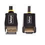 StarTech 10' Active DisplayPort to HDMI Adapter Cable, Male to Male, Black (10F-DP-HDMI-4K60-HDR)~#|#~209EE3A9-BB07-436F-B8AA9DBC9C741820_sc7