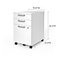 Union & Scale™ Essentials 3-Drawer Mobile Vertical File Cabinet, Letter/Legal, Lockable, 24.3"H x 15.6"W x 21.3"D, White~#|#~20A752EB-30F5-4CD9-8E16A12820AF060A_sc7