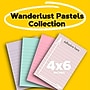 Post-it Recycled Super Sticky Notes, 4" x 6", Wanderlust Pastels Collection, 45 Sheets/Pad, 4 Pads/Pack (4621R-4SSNRP)~#|#~20AB5D64-2DE6-4A58-89F502D7B44F05DC_sc7