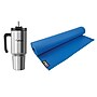 GoFit Yoga Mat with Outdoors Professional 30oz. Stainless Steel Double-Walled Insulated Tumbler, Blue/Silver (KITGOFOTDZ2)~#|#~20AD67CD-8A0B-46CB-87F3C9DD1C2FF5D6_sc7
