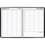 2026 AT-A-GLANCE DayMinder 8" x 11" 4-Person Daily Appointment Book, Faux Leather Cover, Black (G560-00-26)~#|#~20AE3378-C633-4A2C-A75CD7202349A54A_sc7