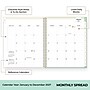 2027 Blue Sky Day Designer 8.5" x 11" Weekly & Monthly Planner, Green/White (161679)~#|#~20B1A71F-DFCF-4087-894592459E67F23B_sc7
