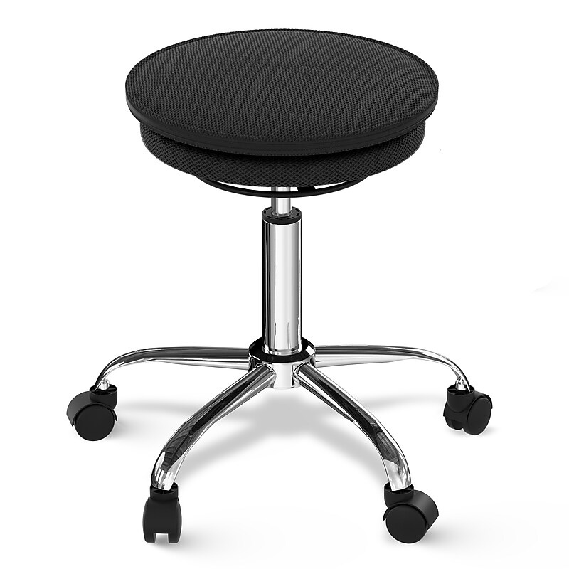 Uncaged Ergonomics Wobble Stool Air 25.5" Active Balance Stool Fabric Seat (WSA-b) image 1