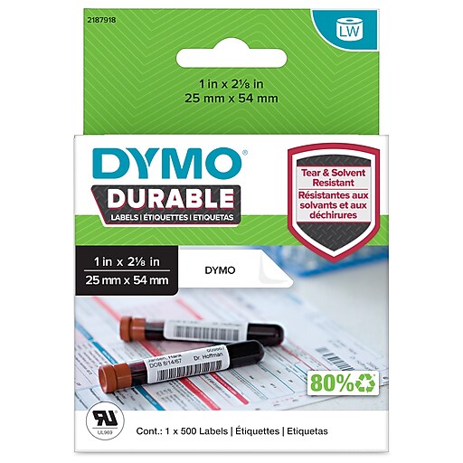 DYMO® LabelWriter™ Durable Laboratory and Medical Labels, 1