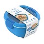bentgo Salad Container, 5-Compartment, Blue, 54 oz. (BGOSAL-B)~#|#~20B40488-CB96-43D0-9C55192F5B495CB2_sc7