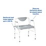 Medline Bariatric Bedside Commode, Drop Arms, Padded Back Rest, Steel Frame, 1000 lb. Capacity (G1-400BDX1)~#|#~20B45AC3-8577-4112-8B0F3164B71D4BC5_sc7