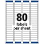 Avery Sure Feed Inkjet Return Address Labels, 1/2" x 1 3/4", Matte Clear, 800 Labels/Pack (18667)~#|#~20B570EF-93CE-4291-B3F4290BD8BE7B7B_sc7
