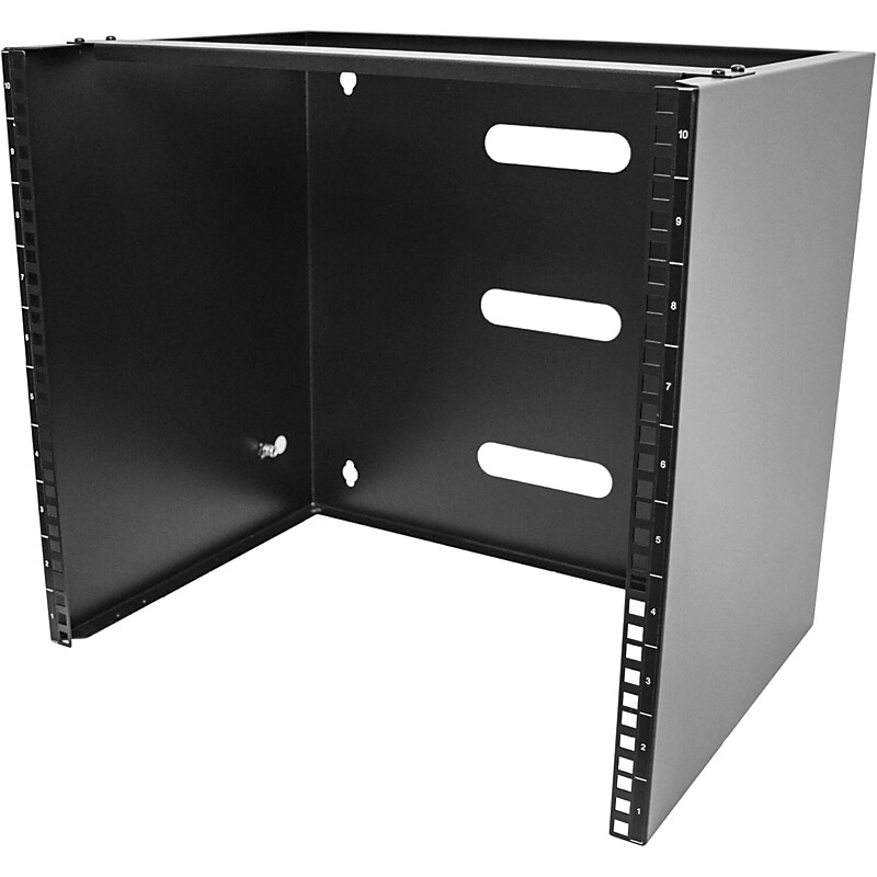 StarTech Server Rack 19" Wall Mount., Black (RACK-10U-14-BRACKET) image 1