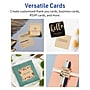 Avery Integrated Cards, 2" x 2", Matte Kraft Brown, 600/Box (95292)~#|#~20B8DE46-B55C-4C92-B04C3B35E1FFA9FC_sc7