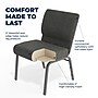 Flash Furniture HERCULES Series Fabric Church Stacking Chair, Dark Gray/Silver Vein Frame (FDCH02214SVDKGY)~#|#~20B8E771-C1DA-4B6D-93ECE29E7C959D9A_sc7