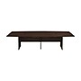 Bush Business Furniture 120W x 48D Boat Shaped Conference Table with Wood Base, Black Walnut (99TB12048BWK)~#|#~20B9D991-9D7C-4173-90DC62B81C9DB5A7_sc7